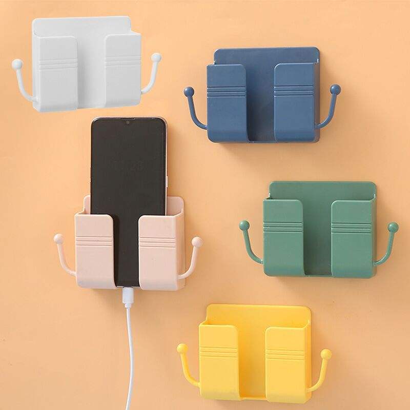 5pcs-mobile-phone-charging-hanging-holder-wall-mounted-storage-box-1705806093